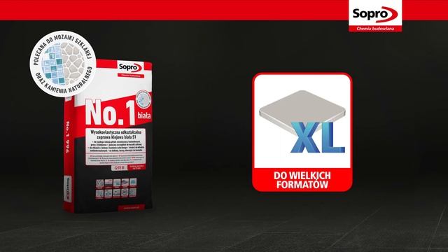 Sopro No.1 996 - Wysokoelastyczna, odkształcalna zaprawa klejowa biała S1 смотреть онлайн