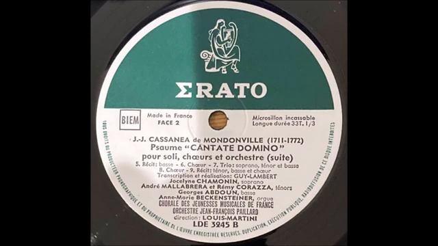 Jean-Joseph de Mondonville Grand Motet: "Cantate Domino" смотреть онлайн