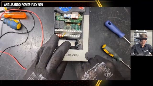 Como analisar o Inversor de Frequência Power Flex 525 Rockwell смотреть онлайн