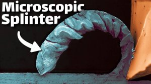 Резка металла в электронном микроскопе