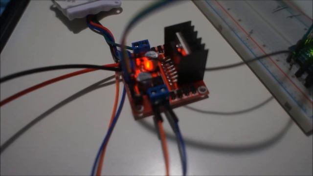 Arduino+android+ RGB LED DIY. (L298N)