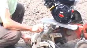 установка фрез мотоблок Крот