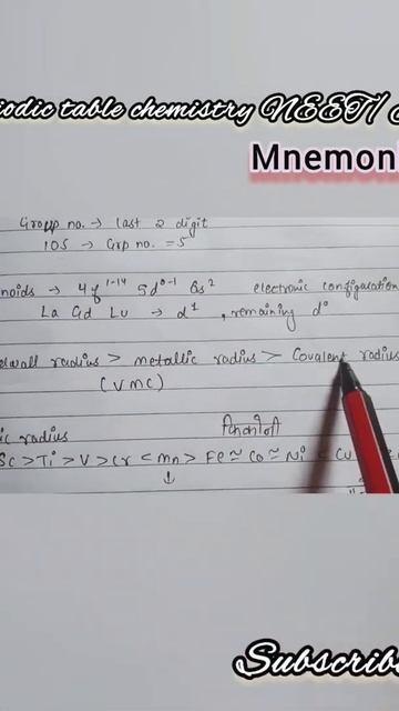 #mnemonics #periodictable #chemistry #neet #tricks #jee