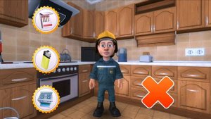 Пожарная безопасность в квартире 3D