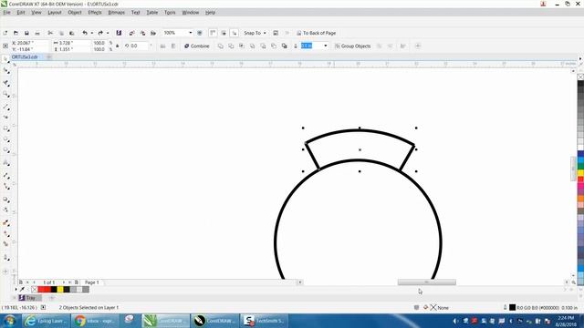 Corel Draw Tips & Tricks Bitmap to Vector patch Part 3 Join Two Nodes