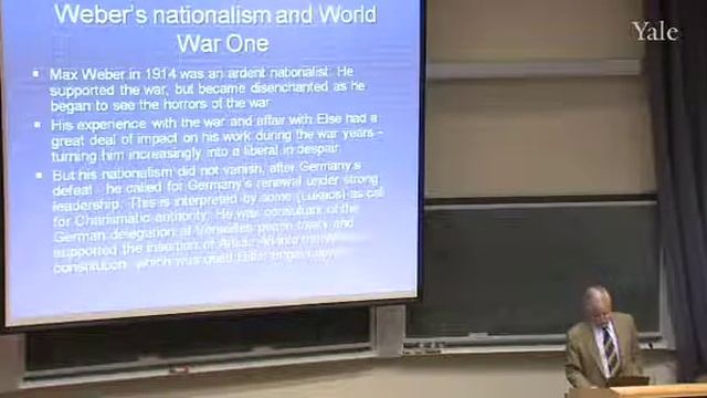 Foundations of Modern Social Theory Lecture 16: Weber on Protestantism and Capitalism смотреть онлайн