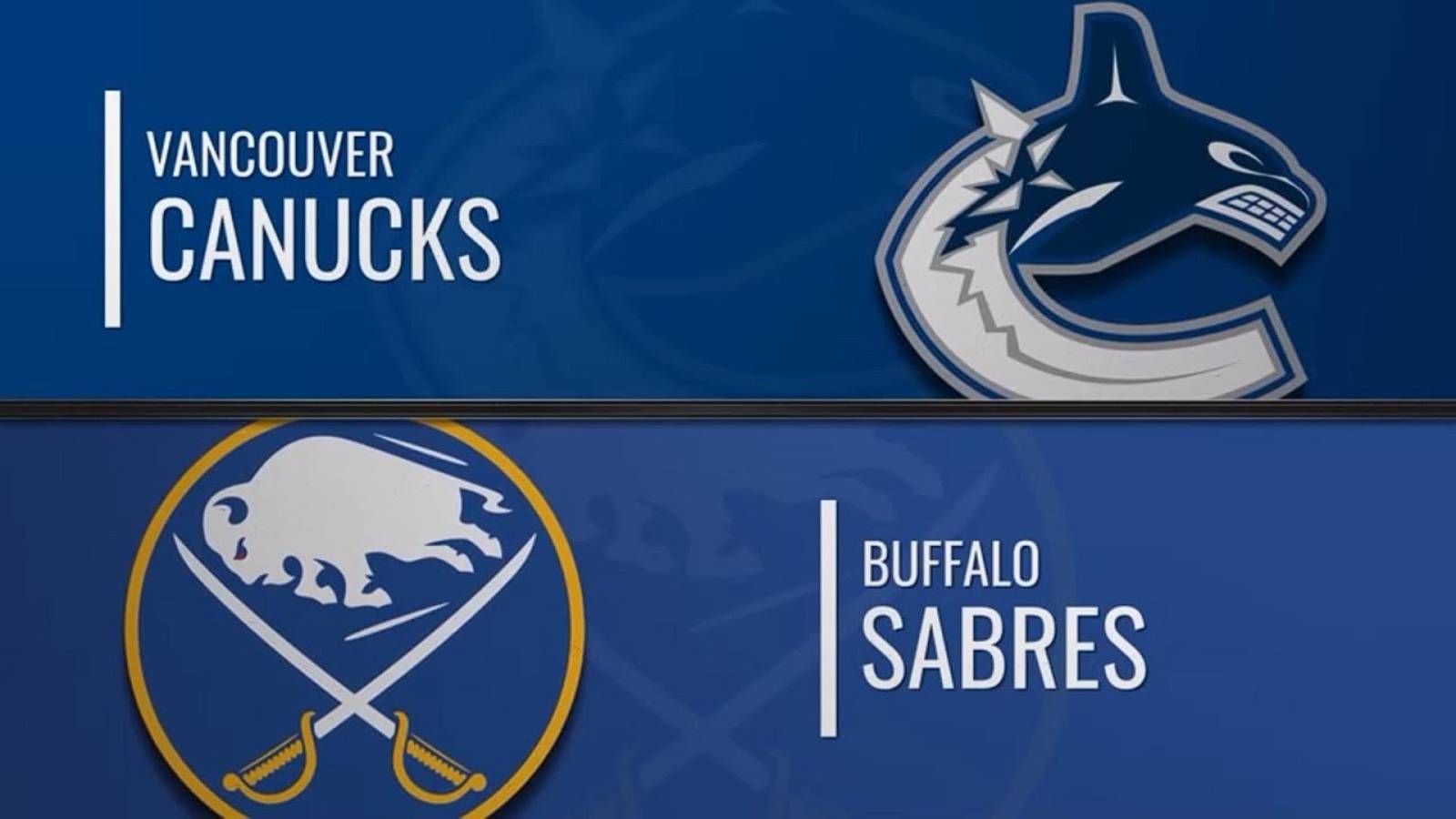 Запись матча NHL Ванкувер Кэнакс — Баффало Сейбрз  21.01.2025| Vancouver Canucks — Buffalo Sabres