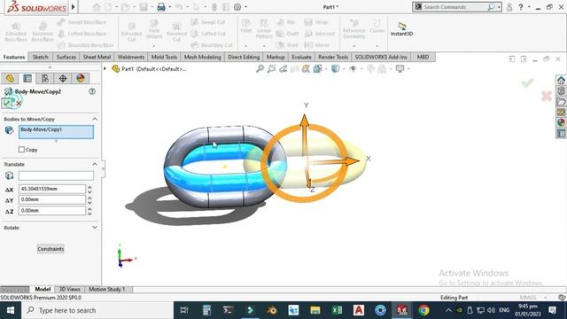 Solidworks Move Copy Bodies | Solidworks Chain Pattern | Solidworks Practice Exercise 32 | CADable
