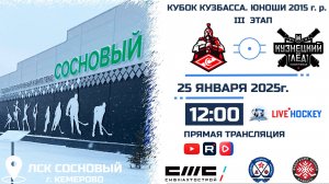 25.01.2025г. СПАРТАК (Белово)-КУЗНЕЦКИЙ ЛЕД (Новокузнецк).  КУБОК КУЗБАССА. Юноши  2015 г.р.