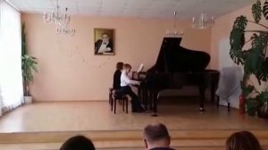 А.Роули Миниатюрный концерт соль мажор 1часть исп.Барышников Артемий 8лет