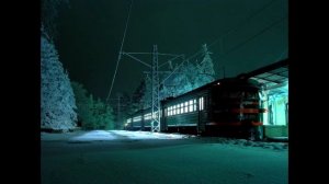 Ночная зимняя атмосфера