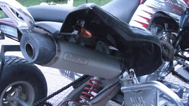 Yamaha Raptor 700 Sound with Arrow Exhaust without DB Killer смотреть онлайн