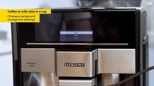 Siemens EQ.6 Plus s700 | How to use the coffee machine?