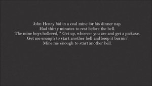 Johnny Cash- The Legend of John Henry's Hammer (Lyrics)