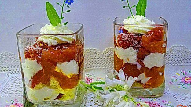 Персиковый десерт