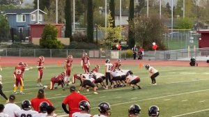 Gunn QB James Lambert scrambles for the score