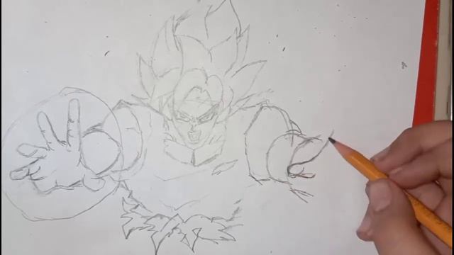 Como dibujar a goku ssj blue/drawing goku ssj blue santi launch смотреть онлайн