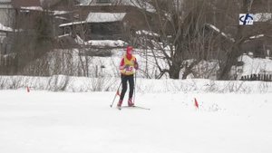 На безе ДЮСШ прошли лыжные гонки среди школьников