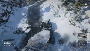 Snow Runner. Река Урска. Ракета-носителе-носитель