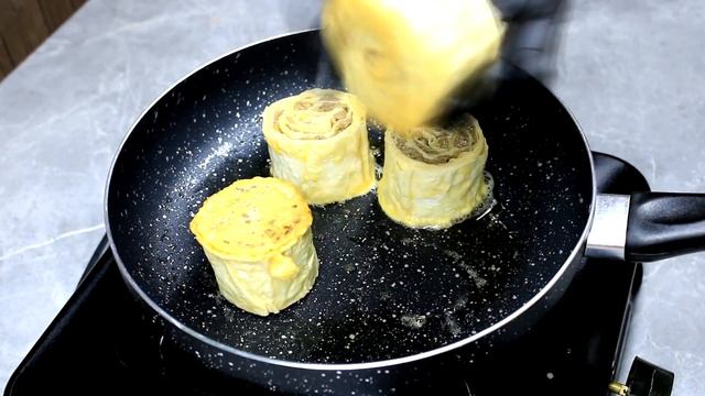 Замечательный завтрак-рулетка из говяжьего фарша | Wonderful breakfast - ground beef roll
