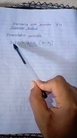 Interpolation formula useful for numerical method,design of steel and design of RCC structure