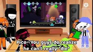 FNF React to Pico Day Mods // Friday Night Funkin // Tankman vs Pico and BF // FNF Mod //