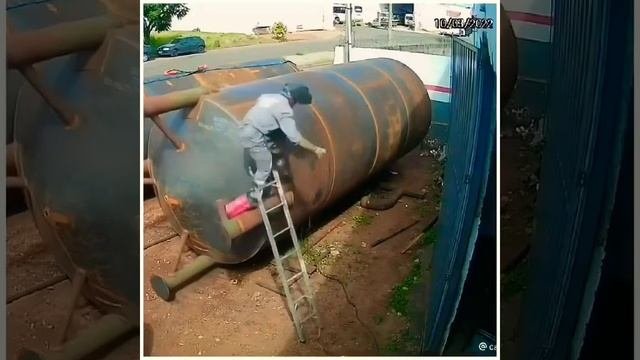 Сварщик и цистерна 😂