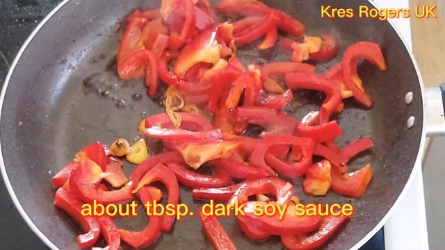 PORK STEAK BELL PEPPER & CHICKPEAS SALAD смотреть онлайн