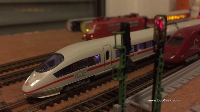 Minitrix N: DB ICE 3 (+DCC sound, lighting) смотреть онлайн