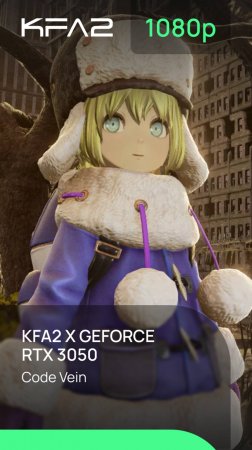 Code Vein | KFA2 X GeForce RTX 3050 Black | 1080p (Full HD) разрешение