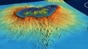 Новый подводный вулкан, который выше Кракатау. Взрыв подводного вулкана на видео