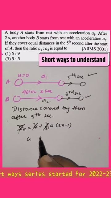 Short-364) Kinematics short tricks | #shorts #ytshorts