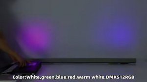 Dmx512rgb led wall washer light