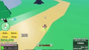 『Best Combo Gravity + Yama + Eletric Claw』 『Blox Fruits』