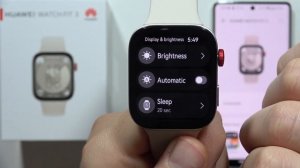 HUAWEI Watch Fit 3: Change Screen Timeout