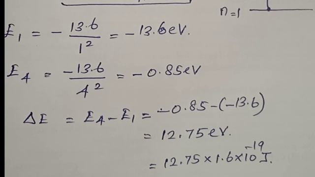 12.5 A hydrogen atom initially in the ground level absorbs a photon, which excites it to the n = 4 смотреть онлайн