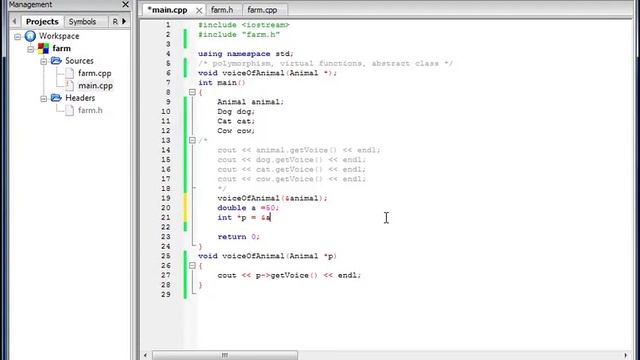 050 Polymorphism virtual functions abstract classes смотреть онлайн