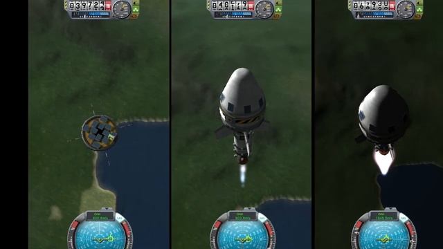 Kerbal Space Program v20 - сравнение характеристик конструкций. смотреть онлайн