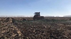 Борона зубовая шлейфовая БЗ-22, БобруйскАгроМаш. Осеннее выравнивание выравнивание пахоты.