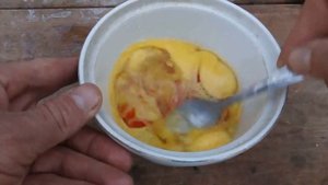 Геркулесовая каша с яйцом