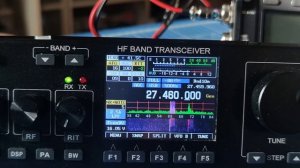 QRP SDR трансивер M0NKA mcHF. 27 mHz