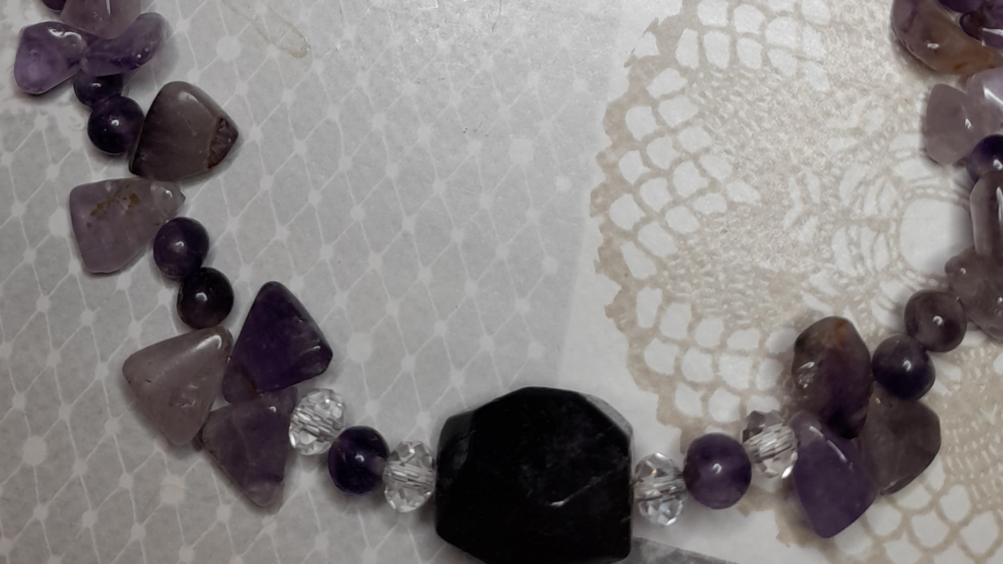 Вторая жизнь бус из аметиста