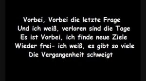 Panik - Vorbei (Lyrics)