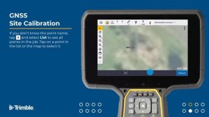 10 GNSS Site Calibration - Trimble Access - Getting Started