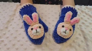 МК по вязанию детских варежек крючком