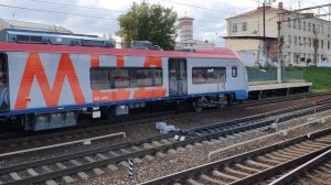 новинка на диаметре! ЭС2Г-132 новая Ласточка в МЦД-окрасе по Рижской