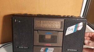 Магнитола стерео RMS 451 винтаж 80-х Польша