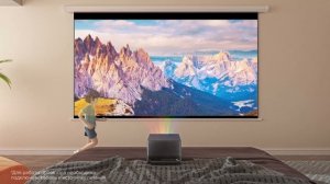 Магия автонастройки в Hisense Laser Mini Projector C1 для идеального изображения!