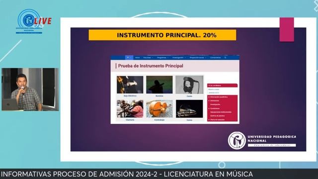 CHARLAS INFORMATIVAS PROCESO DE ADMISIÓN 2024-2 - LICENCIATURA EN MÚSICA смотреть онлайн