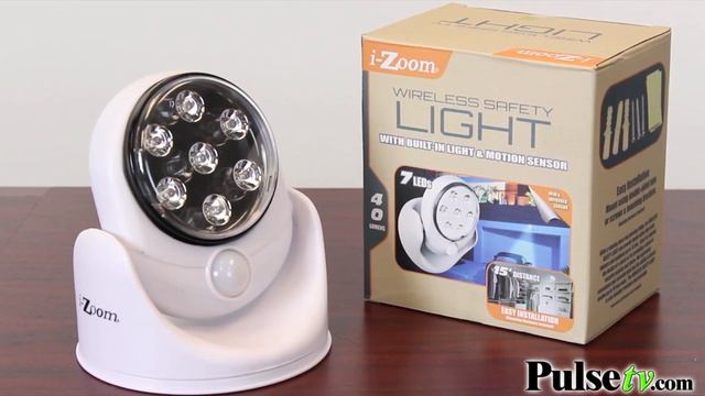 Motion Activated/Light Sensor Cordless Light (Indoor/Outdoor) by i-Zoom